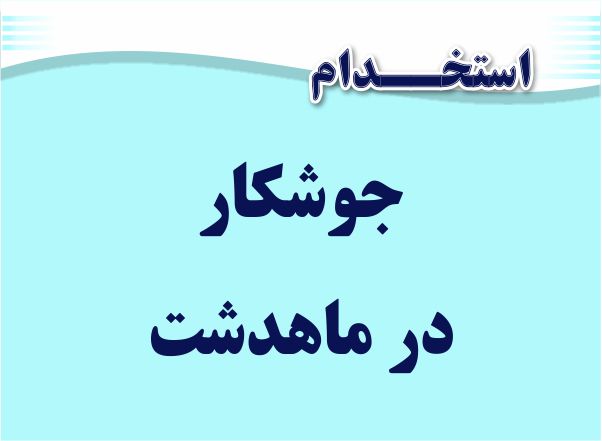 استخدام جوشکار در ماهدشت